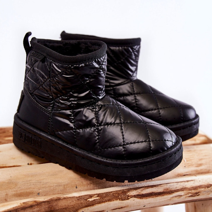 Botas de nieve cálidas negras para niños Big Star KK374242 negro 1