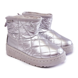 Botas de nieve cálidas para niños Big Star KK374241 Plata 7