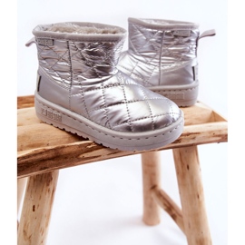 Botas de nieve cálidas para niños Big Star KK374241 Plata 3