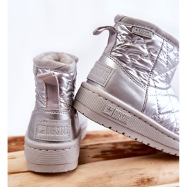Botas de nieve cálidas para niños Big Star KK374241 Plata 6
