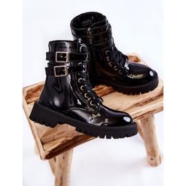 Botas Infantiles Lacadas Big Star KK374131 Negro 4