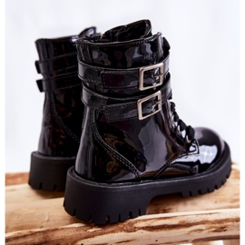 Botas Infantiles Lacadas Big Star KK374131 Negro 3