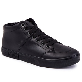 Zapatillas clásicas de cuero para hombre Big Star KK174348 Negro 6