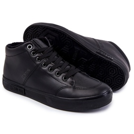 Zapatillas clásicas de cuero para hombre Big Star KK174348 Negro 4