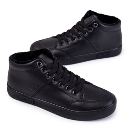 Zapatillas clásicas de cuero para hombre Big Star KK174348 Negro 5