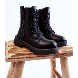 Botas Infantiles Negras Con Cremallera Big Star KK374136 negro 1