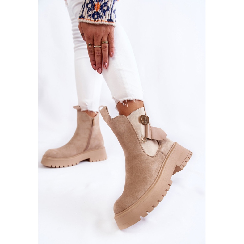 PS1 Botas Cálidas Ante Workers Beige Magnis 2 PS1 Botas Cálidas Ante Workers Beige Magnis 2