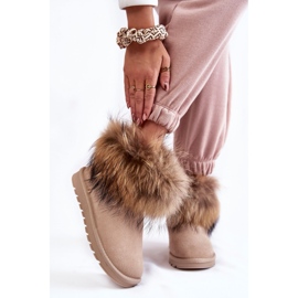Botas De Nieve De Mujer De Ante Con Pelo Beige Alexa 1 Botas De Nieve De Mujer De Ante Con Pelo Beige Alexa 1