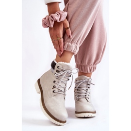 Botas Cálidas Mujer Gris Claro Lonne 1