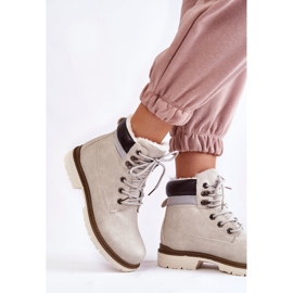 Botas Cálidas Mujer Gris Claro Lonne 2