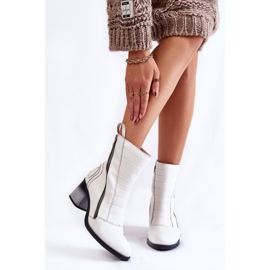 Botas Altas Mujer Piel Maciejka 05647-11 Blanco 3