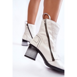Botas Altas Mujer Piel Maciejka 05647-11 Blanco 5