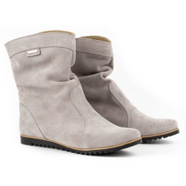 Olivier Botas de cuero Warmed by Emi gris claro 2 Olivier Botas de cuero Warmed by Emi gris claro 2