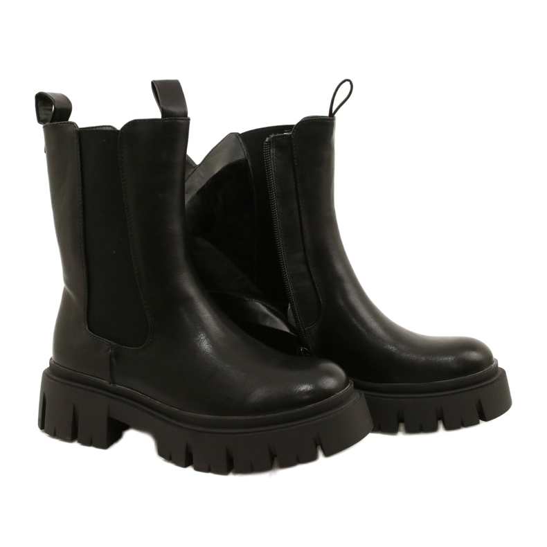 Trabajadores aislados de piel de mujer Evento 22BT35-5040 Negro 4