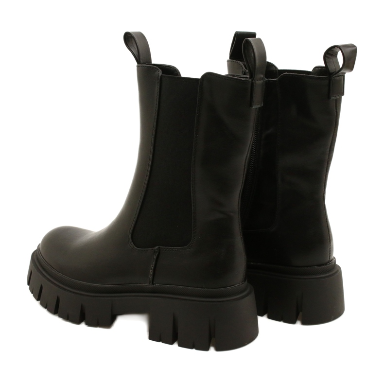 Trabajadores aislados de piel de mujer Evento 22BT35-5040 Negro 3