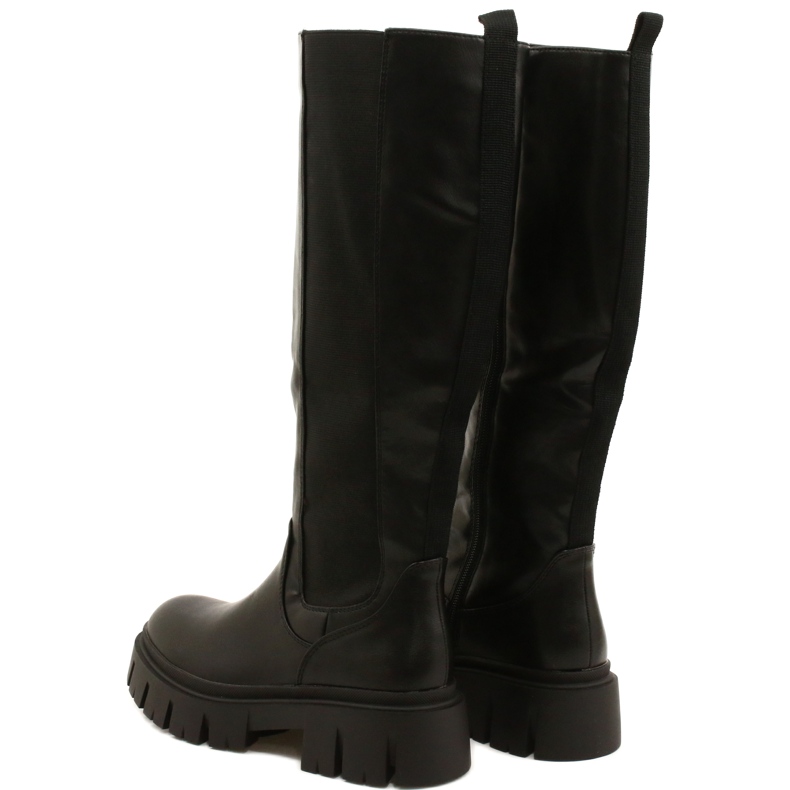 Botas de Mujer Forradas con Pelo Evento 22KZ35-5089 Negro 3