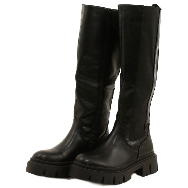 Botas de Mujer Forradas con Pelo Evento 22KZ35-5089 Negro 2