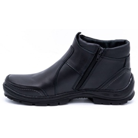 Olivier Botas de piel de invierno para hombre 352MP negro 1 Olivier Botas de piel de invierno para hombre 352MP negro 1