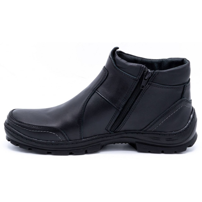 Olivier Botas de piel de invierno para hombre 352MP negro 1 Olivier Botas de piel de invierno para hombre 352MP negro 1