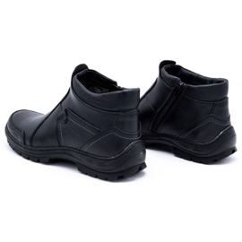Olivier Botas de piel de invierno para hombre 352MP negro 4 Olivier Botas de piel de invierno para hombre 352MP negro 4