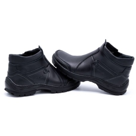 Olivier Botas de piel de invierno para hombre 352MP negro 3 Olivier Botas de piel de invierno para hombre 352MP negro 3