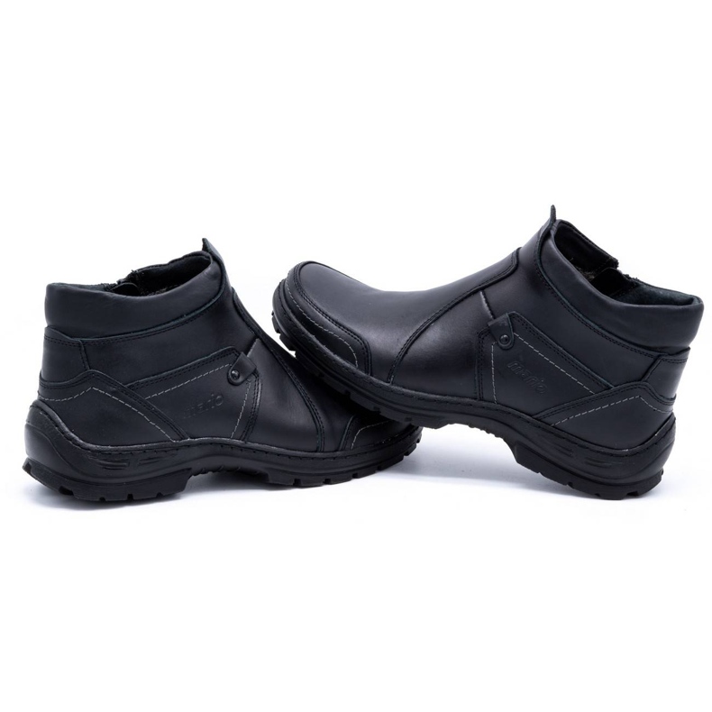 Olivier Botas de piel de invierno para hombre 352MP negro 3 Olivier Botas de piel de invierno para hombre 352MP negro 3