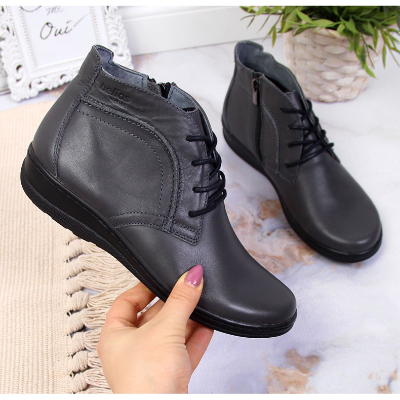 Bota piel gris insulada Helios 612-2 1 Bota piel gris insulada Helios 612-2 1