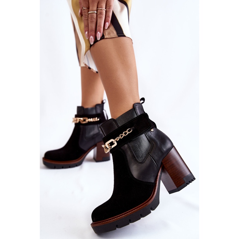 Botas de piel mujer Maciejka 05781-01 Negro 2