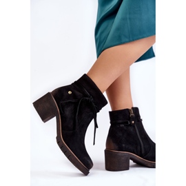 Botines Mujer Ante Maciejka 05720-01 Negro 4