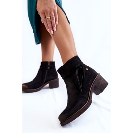 Botines Mujer Ante Maciejka 05720-01 Negro 3