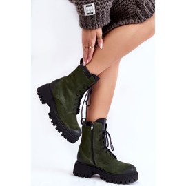 PL5 Botas Cálidas Clásicas Ante Verde Caima 3