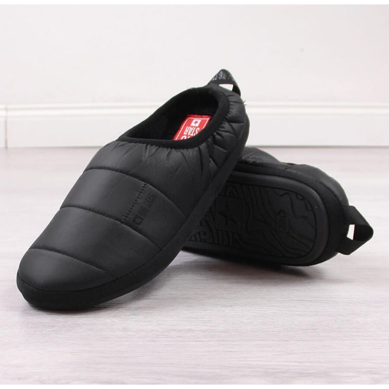 Pantuflas Big Star KK274604 INT1774 negro 2