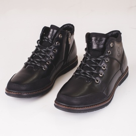 Botas altas de hombre Shelovet negro 2