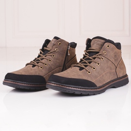 Botas altas de hombre Shelovet beige marrón 2