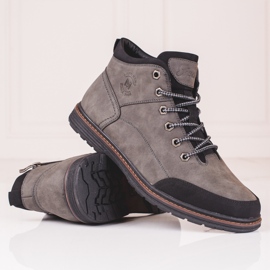 Botas altas de hombre Shelovet gris 1