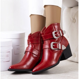 PA1 Bota cowboy Sulla roja rojo 2
