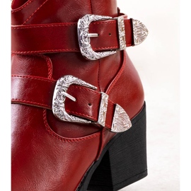 PA1 Bota cowboy Sulla roja rojo 1