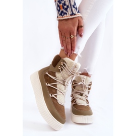 PL4 Botas de Nieve Mujer La.Fi 280072KH-QN Marrón-Verde 1