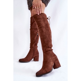 PL4 Botas Mosqueteras Mujer Ante La.Fi 270056FX-SU Marrón oscuro 2 PL4 Botas Mosqueteras Mujer Ante La.Fi 270056FX-SU Marrón oscuro 2