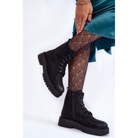 Sergio Leone Botas Plataforma Mujer Negras Randi negro 3