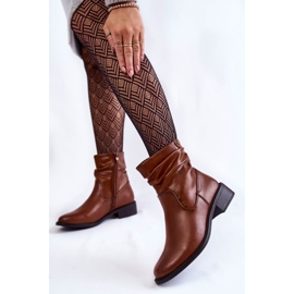 Sergio Leone Botas Mujer Tacón Plano Arrugado Marrón Sersa 2 Sergio Leone Botas Mujer Tacón Plano Arrugado Marrón Sersa 2