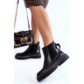 PA1 Botas Jodhpur Mujer Clásicas Negras Atelio negro 3