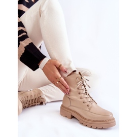 Botas Calentas Piel La.Fi 250009TA-QN Beige marrón 3