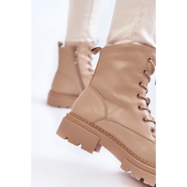 Botas Calentas Piel La.Fi 250009TA-QN Beige marrón 4