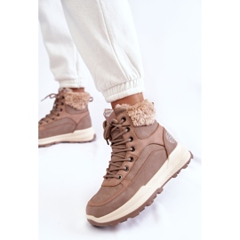 Botas cálidas Trappers Lee Cooper LCJ-22-44-1363 Rosa rosado 3