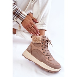 Botas cálidas Trappers Lee Cooper LCJ-22-44-1363 Rosa rosado 7