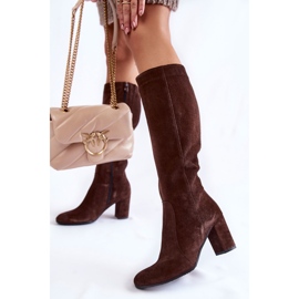 Botas Mujer Ante Laura Messi 1415 Marrón 3