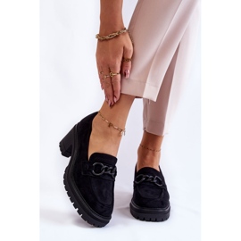 Vinceza Zapatos De Tacón Mujer Ante Negro Sanya 1
