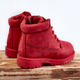 FR1 Botas Infantiles Trapper Con Cremalleras Rojo Dexter 4