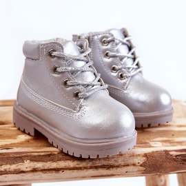 Botas Infantiles Trapper con Cremallera Plata Dexter 1